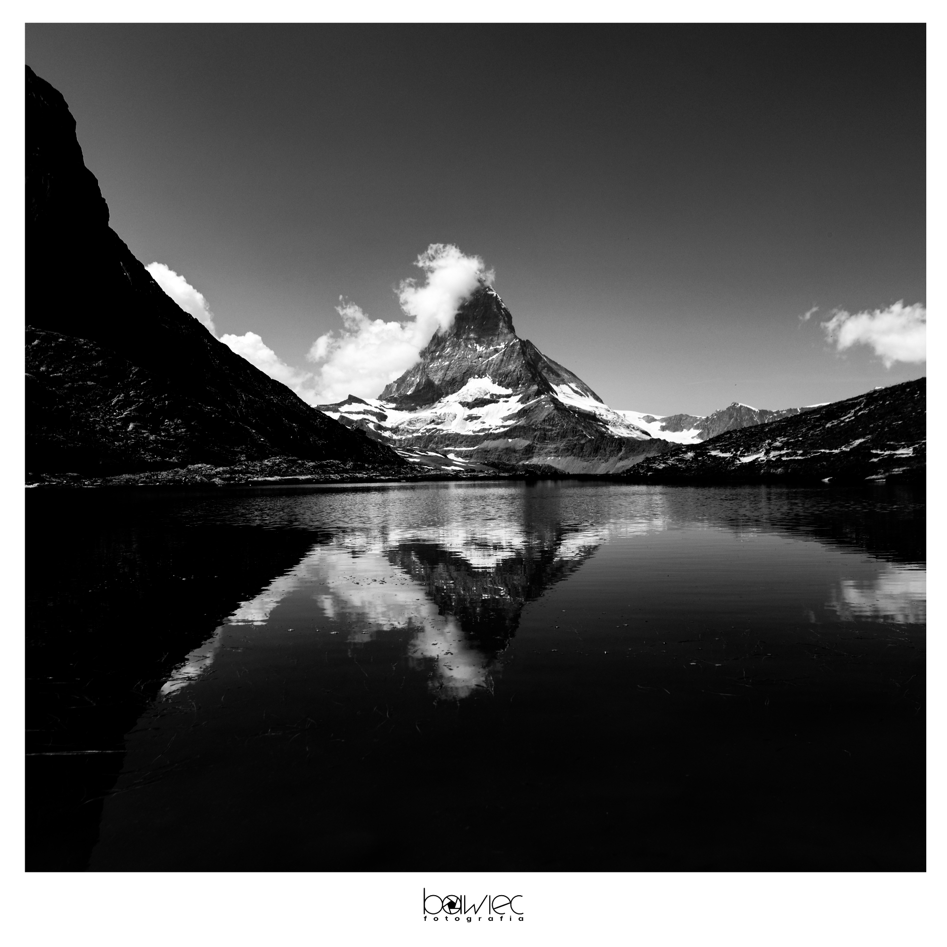 Matterhorn-Spiegelung am Riffelsee