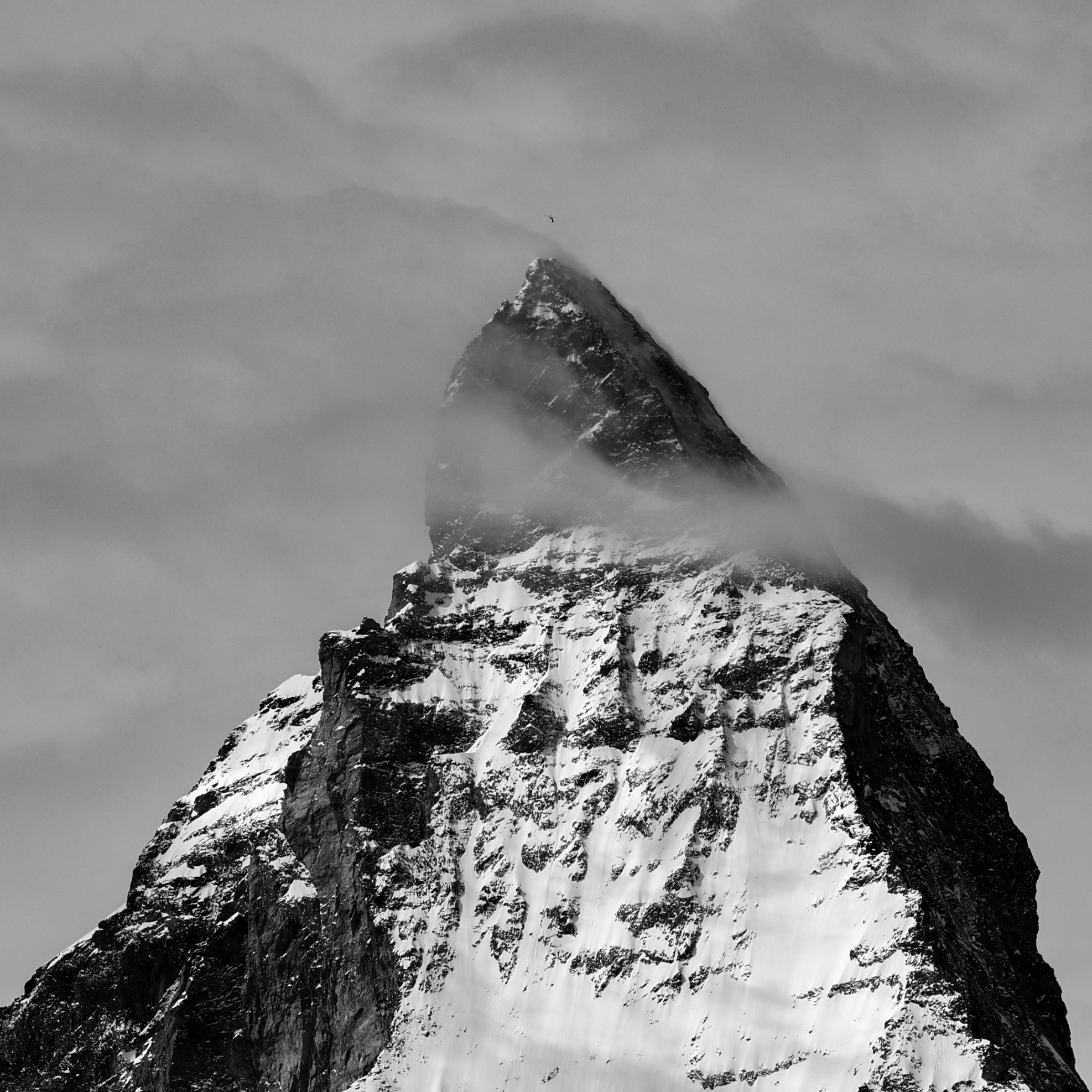 Verschleiertes Matterhorn