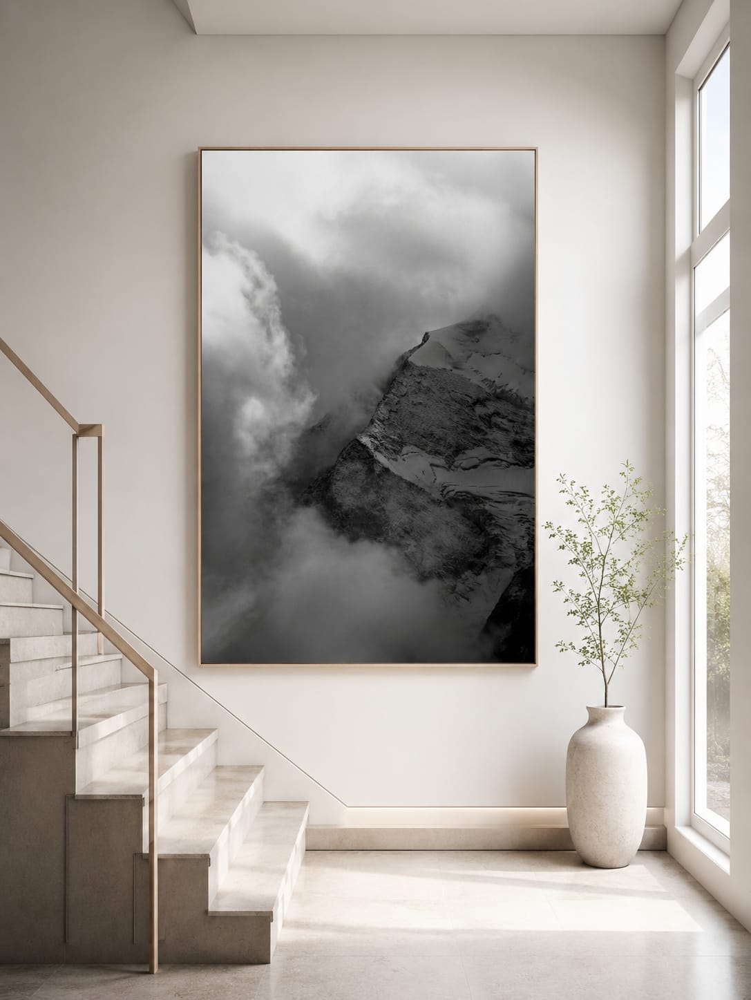 Gipfel in den Wolken – 1