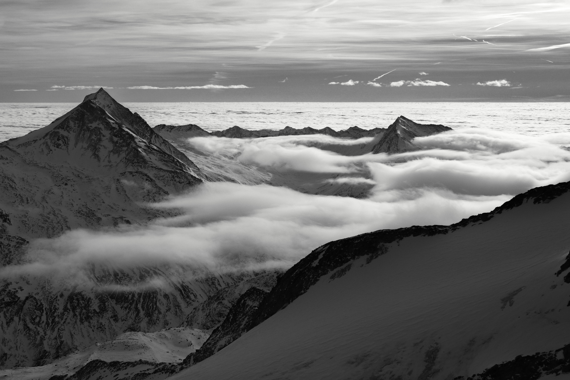 Inseln über den Wolken
